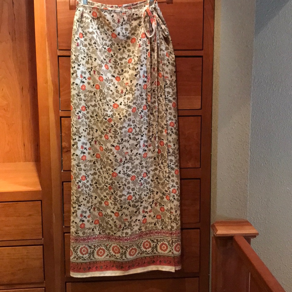 Maxi, wrapped, skirt
